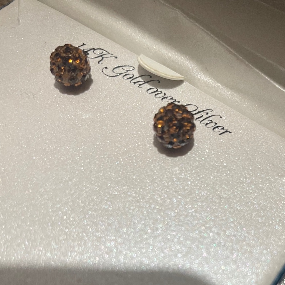 Crystal Ball Earring Set - Picture 3 of 6